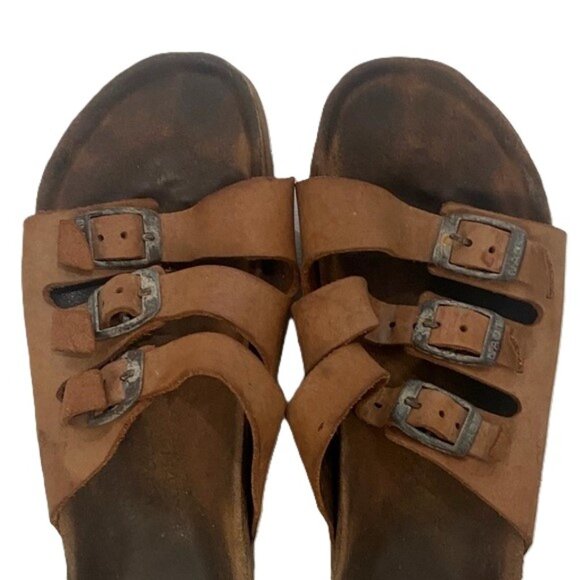 VINTAGE NAOT women's austin sandals in tan - Picture 2 of 16